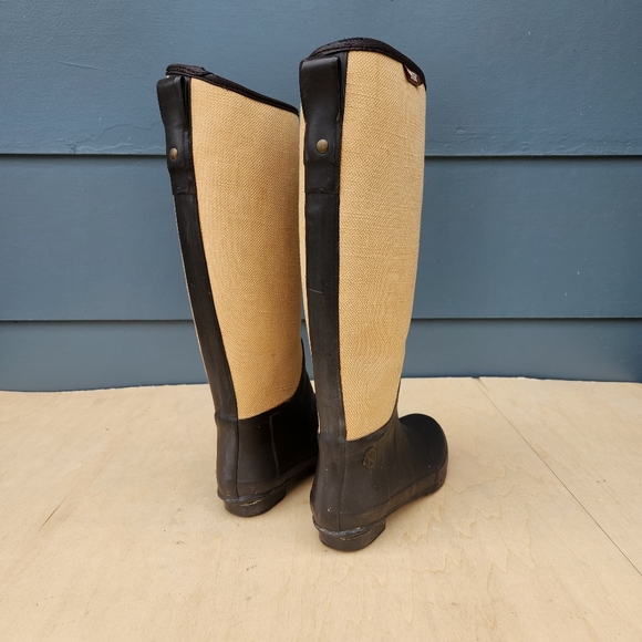 Hunter Women's Regent St James Tweed Wellington Boots - Size 40 - Picture 6 of 15